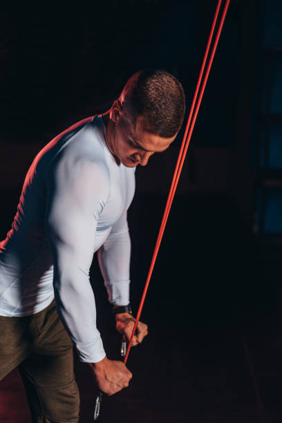istock Man training in the gym 1310387360