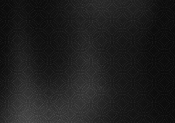 Black background of Japanese paper