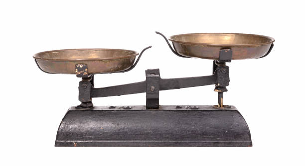 istock Vintage scales, isolated on a white background 1310389354