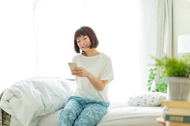 istock Young woman spending time at home 1310398622