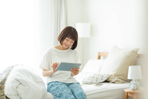 istock Young woman spending time at home 1310398629