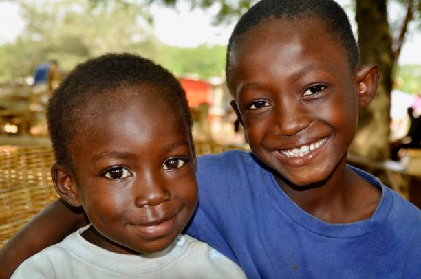 istock Portrait Of Two African Boys 1310405612