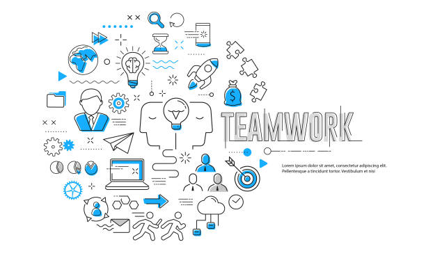 istock Symbols of an business teamwork lifestyle 1310406969