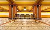 Interior Of Illuminated Subway Station