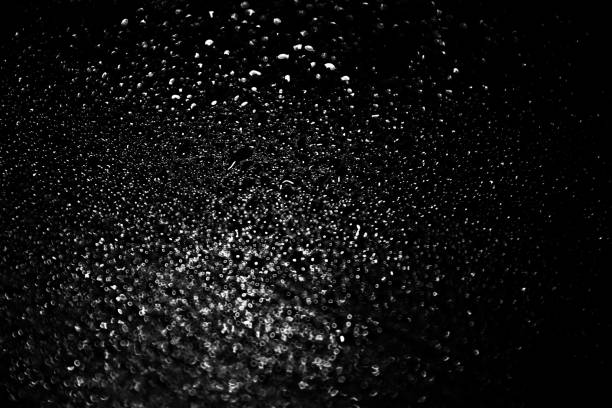 istock metal pipe in the rain, water drops on the iron surface 1310420316