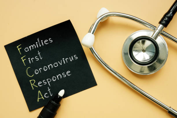 istock Families First Coronavirus Response Act FFCRA is shown on the photo using the text 1310421903