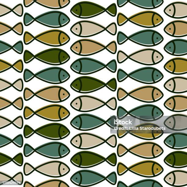 Vector Bacground Fish Vector Fish Background Stock Illustration - Download Image Now - Fish ...
