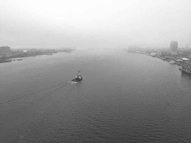 Boat in Delaware river