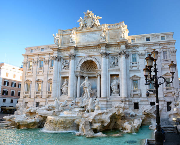 istock Trevi fountain at sunrise, Rome 1310445539
