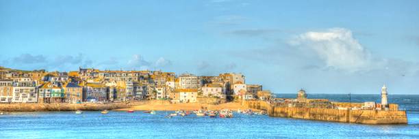 istock St Ives Cornwall uk harbour in bright colourful hdr panoramic view 1310447510