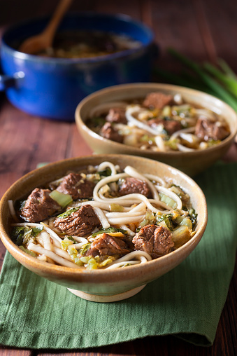 Homemade Asian Beef Noodle Soup