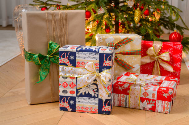 istock Christmas gifts are at the Christmas tree 1310448270