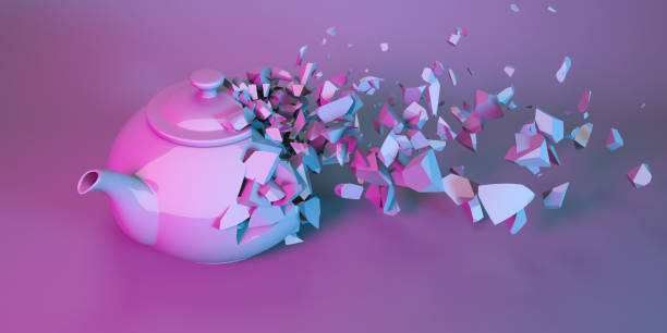 istock teapot in neon light collapsing into small parts 1310448961