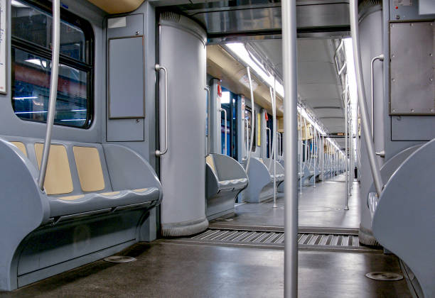 istock Empty underground wagon in Milan city 1310453690