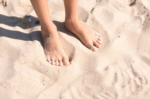 istock child's feet in the sand 1310455261