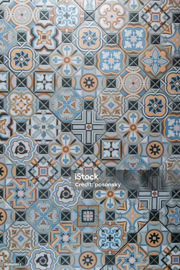 Ceramic Tile Custom Patterns Ceramic Tile With Patterns Stock Photo - Download Image Now - Abstract ...