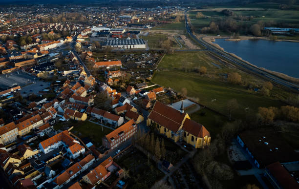 istock Central part of small Danish town 1310466380