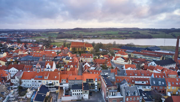 istock Central part of small Danish town 1310466410