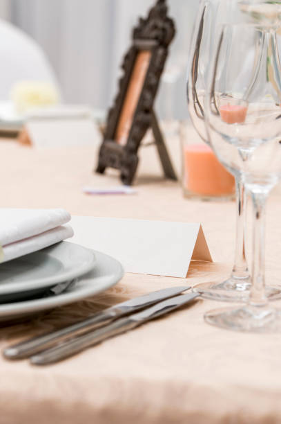 istock Card for the name of the table 1310467232