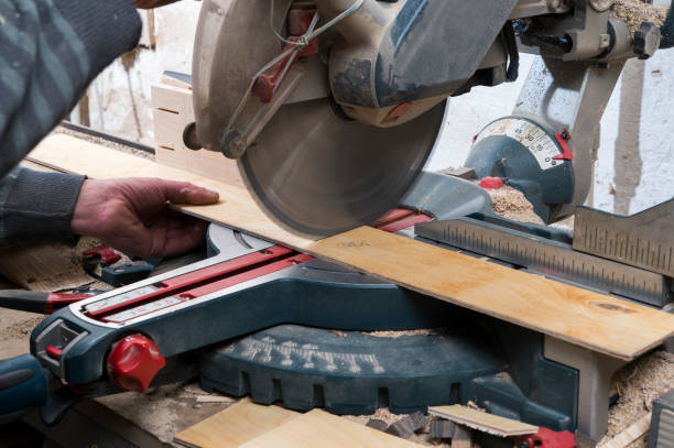 istock sawing wood pieces circular saw 1310467314