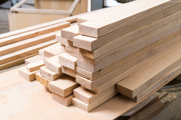 istock stacked wood harvesting in joinery 1310467330