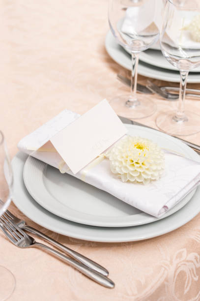 istock Decoration on the table in the restaurant for a wedding banquet 1310468739