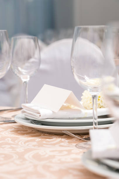 istock Card for the name of the table 1310468756