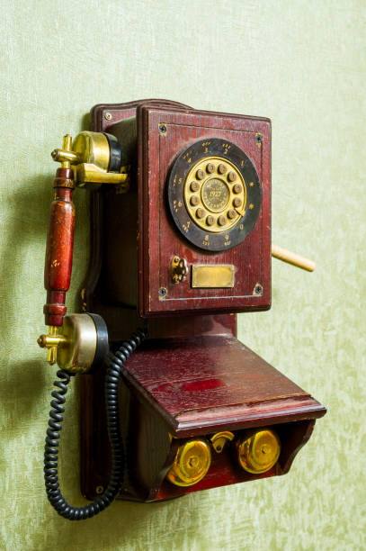 istock antique phone on the wall 1310476740