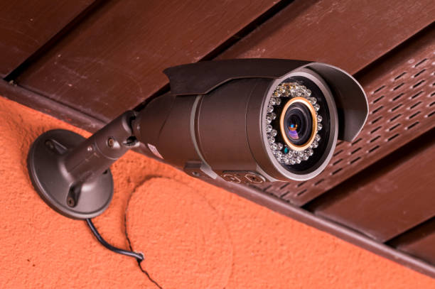 istock Close-up of surveillance camera 1310478142