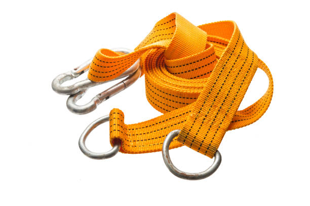 istock Tow rope for car isolated on white background 1310479467