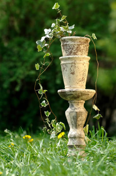 istock ceramic pot on a pedestal in the garden 1310480883