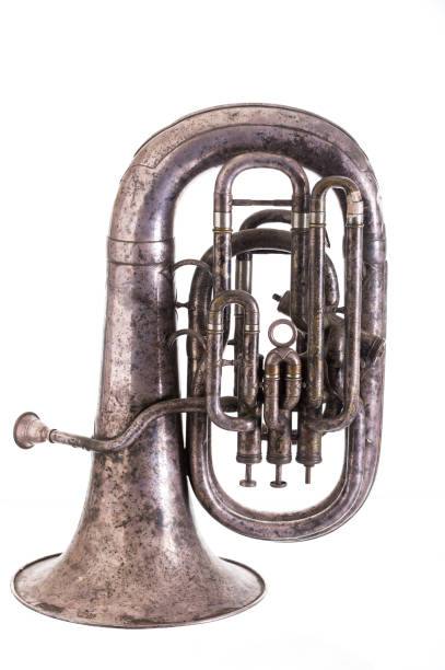 istock old musical wind instrument isolated on white background 1310480931