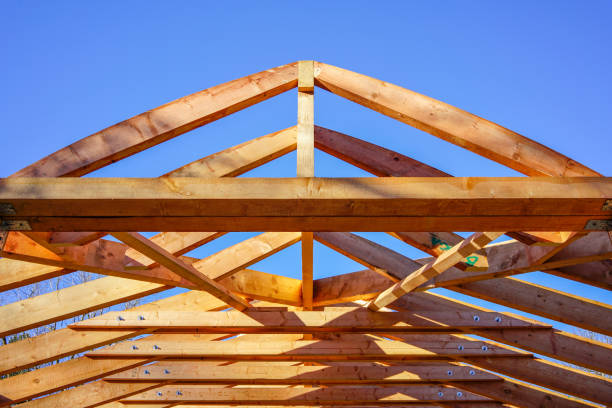 istock modern construction with wooden details, the new building are built environmentally friendly 1310482033