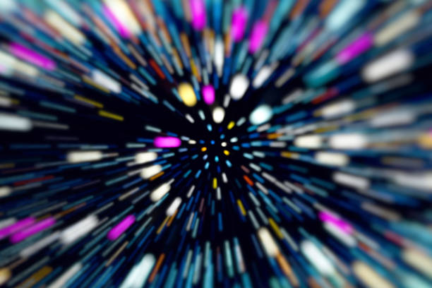istock Abstract technological background in vibrant colors and blur effect. 1310488698