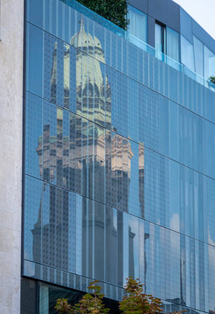 istock Building Reflection in Zagreb, Croatia 1310490261