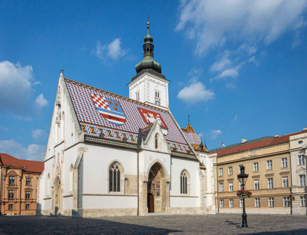 istock Church in Zagreb, Croatia 1310490369