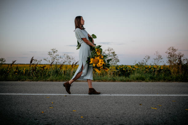 istock Just an ordinary day walk for her 1310495398