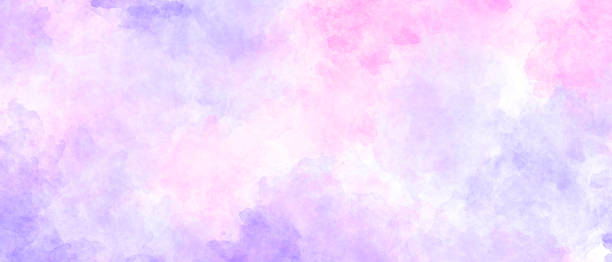 istock watercolor abstract light color art background with pink and magenta paint spots 1310497811