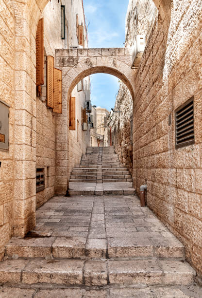 istock Jerusalem Old City Lane - Jerusalem Stone 1310499762