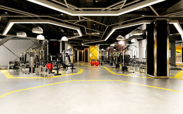 istock 3d render gym fitness center 1310506169