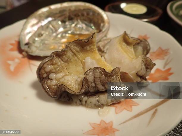 Grilled Abalone With Butter Stock Photo - Download Image Now - Meal, Ryokan, Ise - Mie