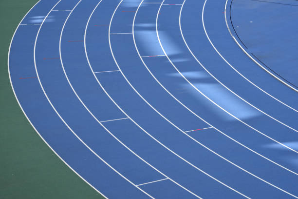 istock Track of athletic field 1310535598