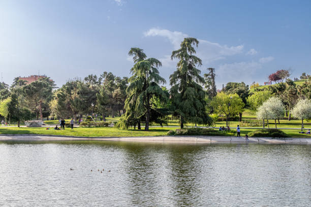 Madrid Enrique Tierno Galvan park, where the planetarium is located