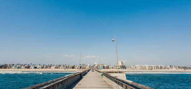 From LA in Long Beach up to Santa Cruz California, coastlines, boardwalks and jetty photos.