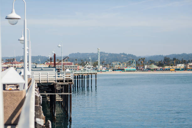 From LA in Long Beach up to Santa Cruz California, coastlines, boardwalks and jetty photos.