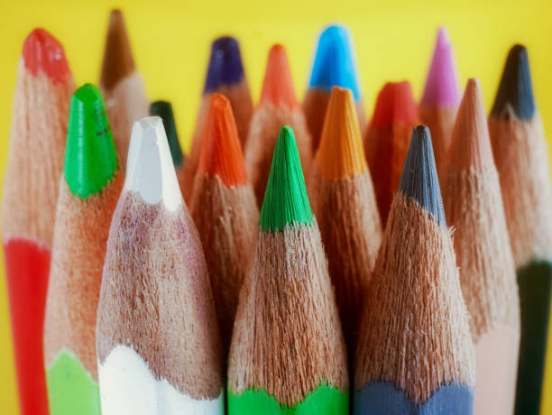 istock The lead tips of several colored crayons. Macro shot. 1310555778