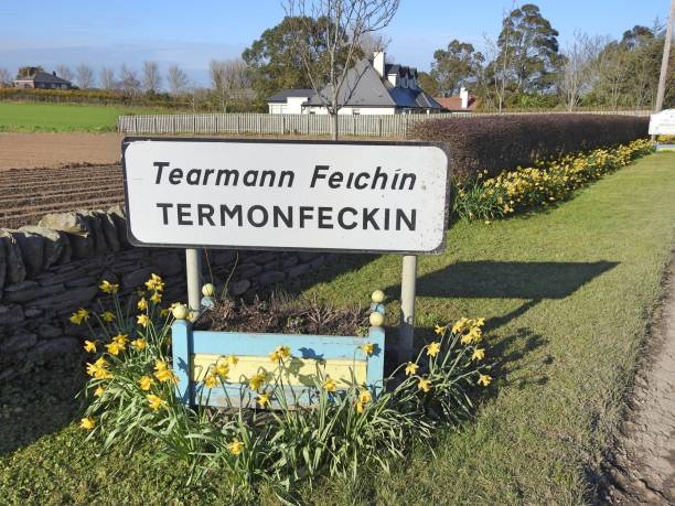 istock Termonfeckin village sign 1310567243
