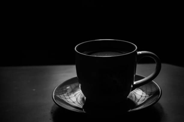 istock Silhouette of a cup of coffee 1310588200