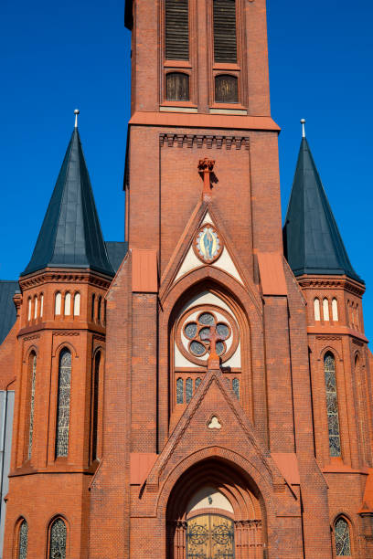 istock Frankfurt on the Oder, Germany - March 30, 2021- Holy Cross Church in Frankfurt on the Oder. 1310589848