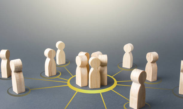 istock People form a group. Combining into a cooperative form to achieve a common goal and solve a problem. Political movement, volunteering, social organizations, activists. Collaboration and cooperation 1310600144